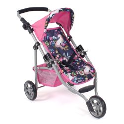 Bayer Chic 2000 Puppen Jogging-Buggy LOLA Einhorn