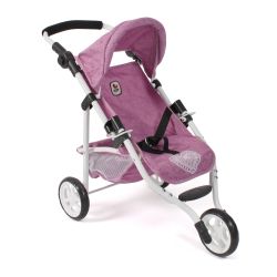 Bayer Chic 2000 Puppen Jogging-Buggy LOLA Jeans pink