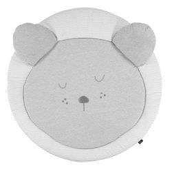 Alvi Krabbeldecke rund Faces 3D mit Ohren Faces Ø100 cm