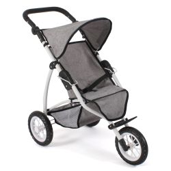Bayer Chic 2000 Puppen Jogging-Buggy LEON Melange grau