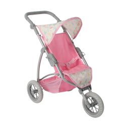 Bayer CHIC 2000 Puppen-Jogging-Buggy Leon Schmetterling rosa