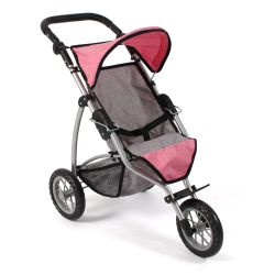 Bayer Chic 2000 Puppen Jogging-Buggy LEON Melange pink