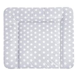 Julius Zöllner Wickelauflage Softy 75 x 85 Sterne grau 
