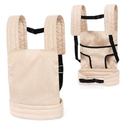 Bayer Design Puppen-Tragegurt Trage Bauchtrage beige