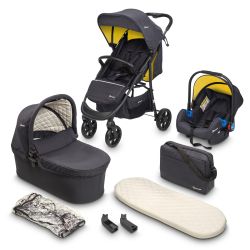 BabyGo Style 3in1 Buggy Sportwagen mustard