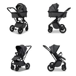 Moon Più Kombikinderwagen Piu anthra - matt