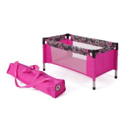 Bayer Chic 2000 Puppen-Reisebett Hot Pink Pearls