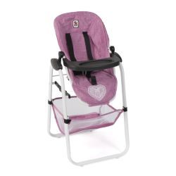 Bayer Chic 2000 Puppen Hochstuhl Jeans pink