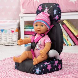 Bayer Design Puppen-Autositz Deluxe schwarz