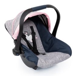 Bayer Design Puppen-Autositz mit Dach grau