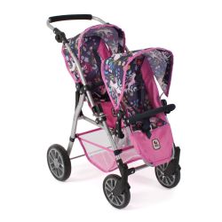 Bayer Chic 2000 Tandem-Buggy TWINNY Einhorn