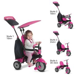 smarTrike Glow 4 in 1 Dreirad Pink 10 - 36 Monate 
