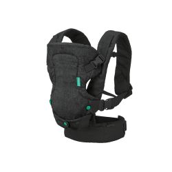 Infantino Babytrage Bauchtrage Rückentrage Flip Advanced 4in1 schwarz 