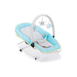 Fillikid Babywippe Lama Wippe Rocker bis 9 kg türkis