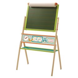 Roba Kids Standtafel mit abnehmbarer Papierrolle Fuchs und Eule 112 x 69 cm