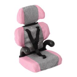 Bayer Chic 2000 Puppen Autositz Melange grau-rosa