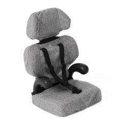 Bayer Chic 2000 Puppen Autositz Jeans grau