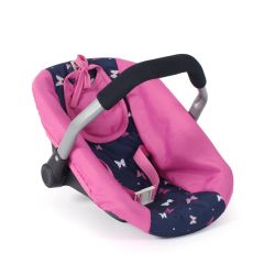 Bayer Chic 2000 Puppen-Autositz Butterfly navy-pink