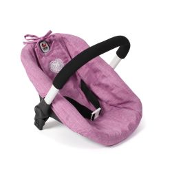 Bayer Chic 2000 Puppen Autositz mit Adapter Jeans pink