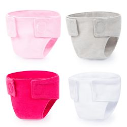 Bayer Design Puppen-Stoffwindeln 4er Pack