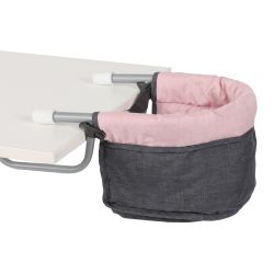Bayer Chic 2000 Puppen-Tisch-Sitz Melange anthrazit-rosa