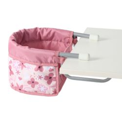 Bayer CHIC 2000 Puppen-Tisch-Sitz Flowers Blumen rosa altrosa
