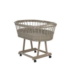 ALVI Stubenwagen Birthe taupe mit Untergestell