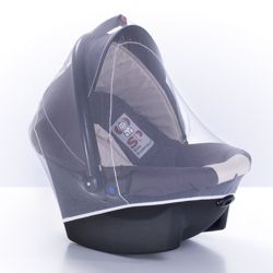 Reer Insektenschutz für Babyschale schwarz