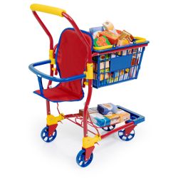 Bayer Design Einkaufswagen bunt inkl. Zubehör