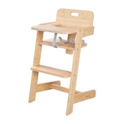 roba Babyhochstuhl Nature Up Bambus Hochstuhl Essbrett 3-Punkt-Gurt Natur