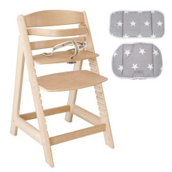 Roba Treppenhochstuhl Sit Up III natur Sitzverkleinerer Litte Stars