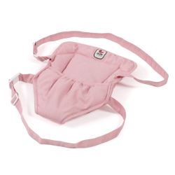 Bayer Chic 2000 Puppen-Tragegurt Melange grau-rosa