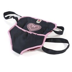 Bayer Chic 2000 Puppen-Tragegurt Melange grau-navy