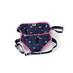 Bayer Chic 2000 Puppen-Tragegurt Butterfly navy-pink