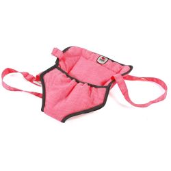 Bayer Chic 2000 Puppen-Tragegurt Melange anthrazit-pink