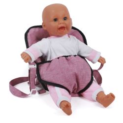 Bayer Chic 2000 Puppen-Tragegurt Jeans pink