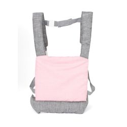 Bayer Chic 2000 Puppen Tragegurt Melange grau-rosa