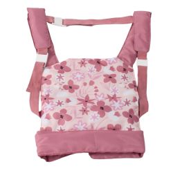 Bayer CHIC 2000 Puppen-Tragegurt Flowers Blumen rosa altrosa