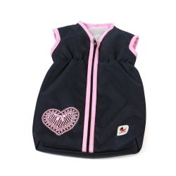 Bayer Chic 2000 Puppen-Schlafsack Melange grau-navy