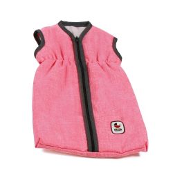 Bayer Chic 2000 Puppen-Schlafsack Melange anthrazit-pink