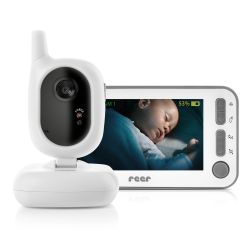 Reer BabyCam L Video Babyphone 4,3 TFT Monitor Nachtsichtfunktion bis 300m