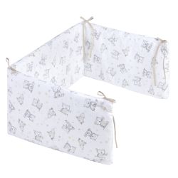 Julius Zöllner Nestchen ca. 180x35 cm Häschen und Eule