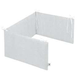 Julius Zöllner Jersey Nestchen Comfort Soft ca. 180/35 cm Tiny Squares Grey 