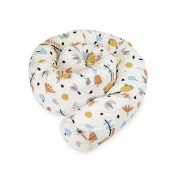 Julius Zöllner Bettschlange Organic 180/Ø 14  Crazy Flowers