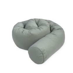 Julius Zöllner Bettschlange Jersey uni aloe 180 cm