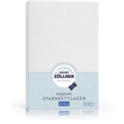 Julius Zöllner Spannbetttuch Jersey 70X140 / 60X120 Weiss