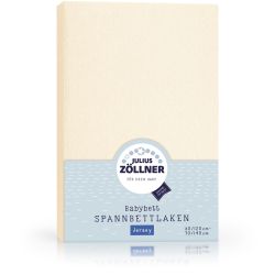 Julius Zöllner Spannbetttuch Jersey 70X140 / 60X120 Ecru