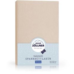 Julius Zöllner Spannbetttuch Jersey 70X140 / 60X120 Sand