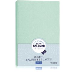 Julius Zöllner Spannbetttuch Jersey 70x140 / 60x120 Salbei