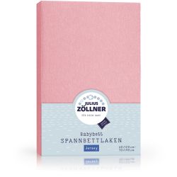 Julius Zöllner Spannbetttuch Jersey 70x140 / 60x120 Blush